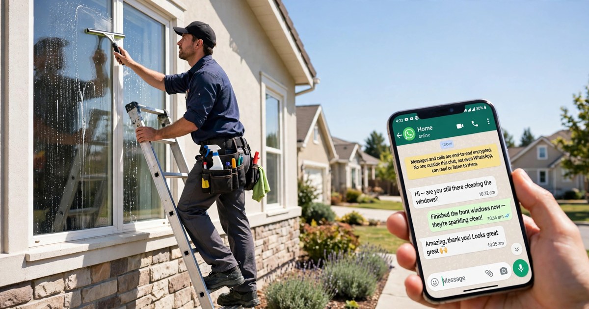 WhatsApp Automation for Window Cleaning Companies